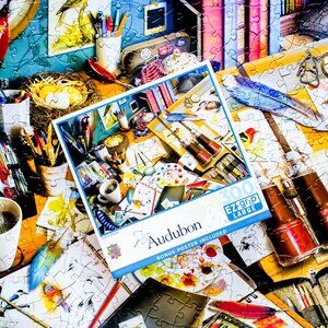 Audubon "Creative Birding" E-Z-Grip (300) Piece Puzzle by Masterpices